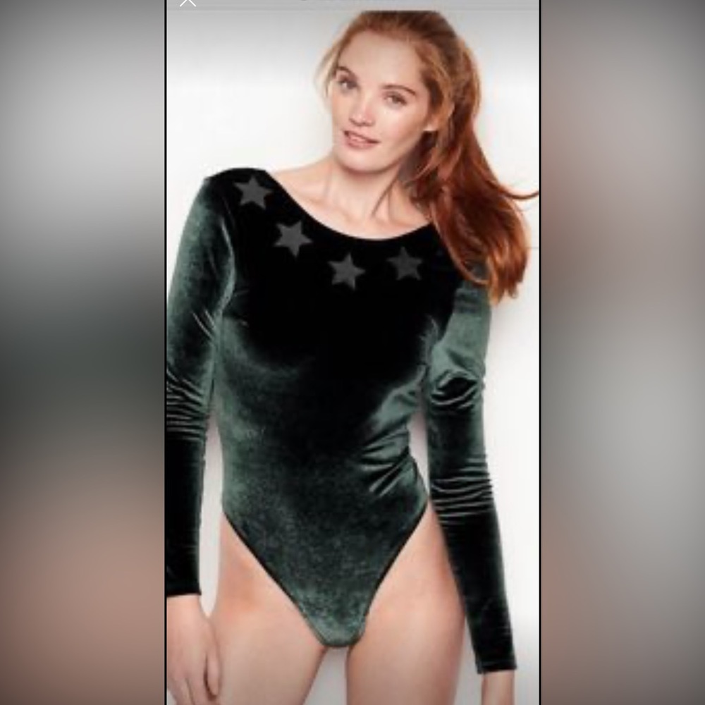 Victoria’s Secret NWOT velvet bodysuit